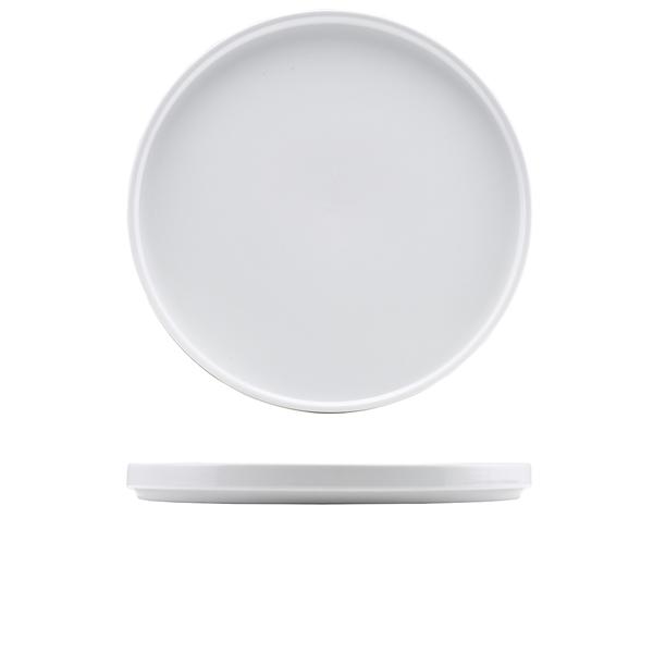 GenWare Porcelain Low Presentation Plate 30cm/ 12 - 160930 (Pack of 4)