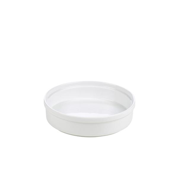 Genware Porcelain Round Dish 13cm/ 5 - 305613 (Pack of 12)