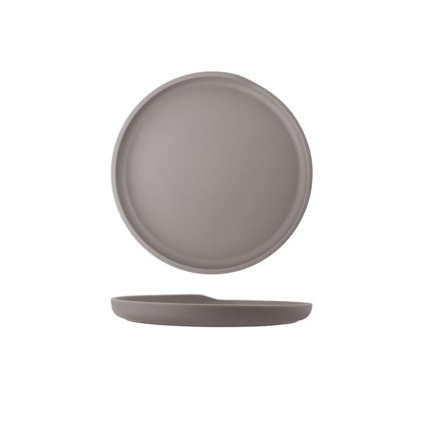 Sand Brown Copenhagen Round Melamine Plate 22.5cm - CP222646 (Pack of 6)
