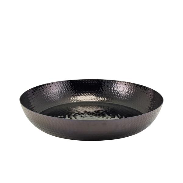 GenWare Black Hammered Aluminium Platter 44cm - SPH44BK