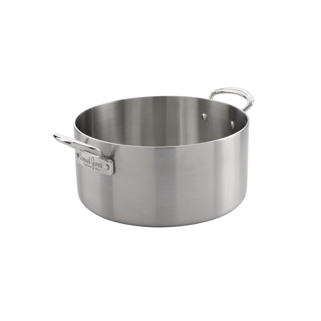 Samuel Groves Copper Core 5-ply Casserole Pan 260mm