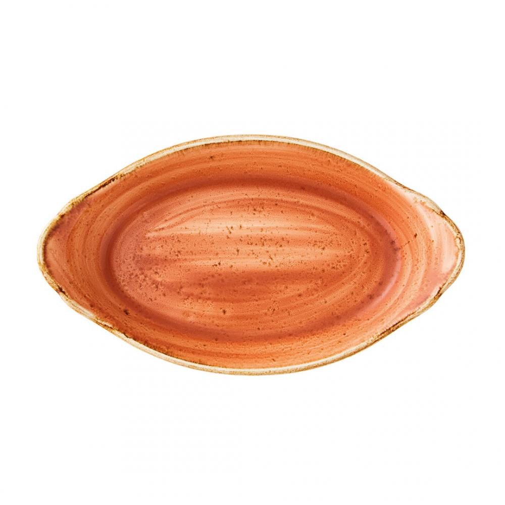 Craft Terracotta Oval No2 Eared Dish 24.5 x 13.5cm (7 7/8 x 4 3/8) - 11330319 (Pack of 24)