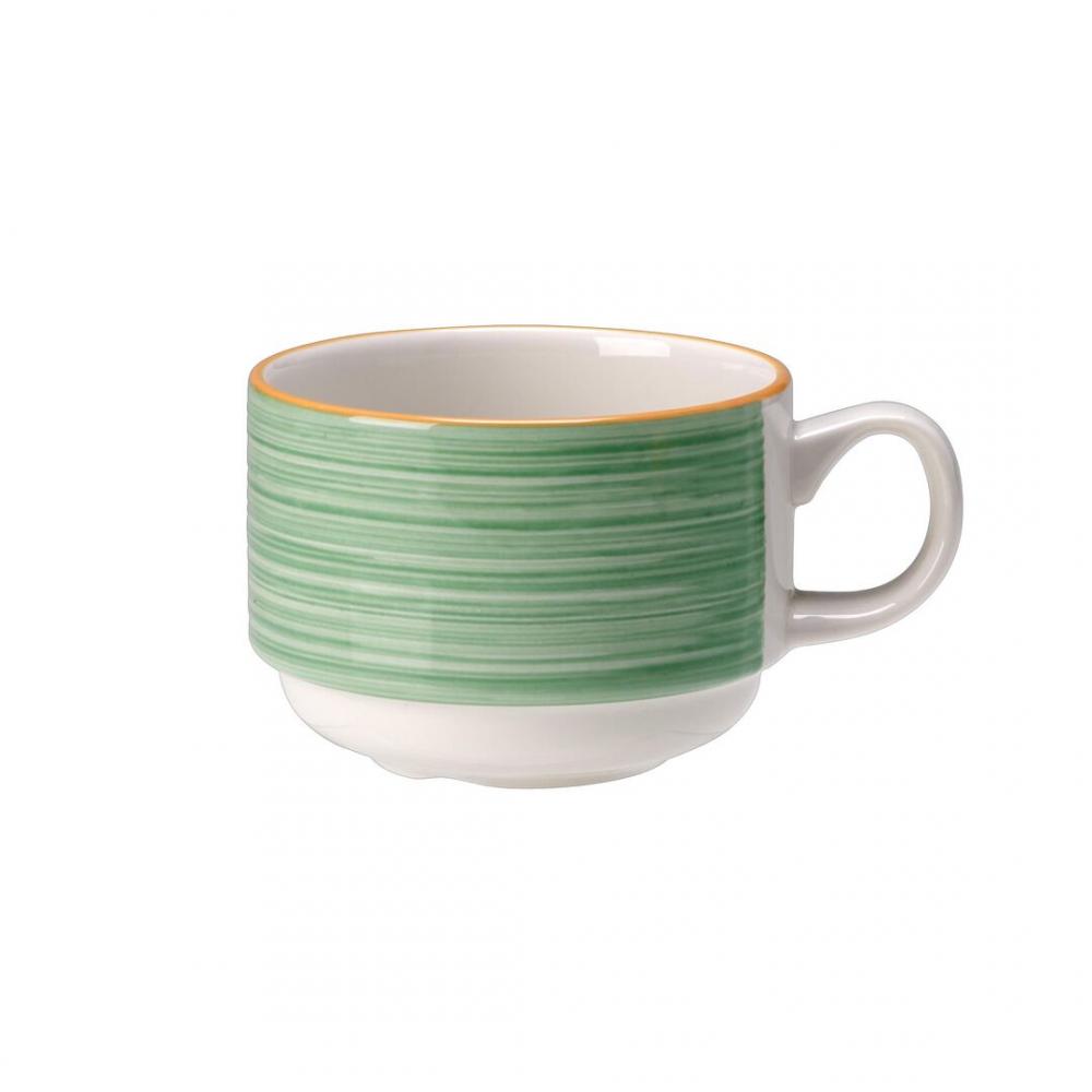 Rio Green Slimline Stacking Cup 20cl (7oz) - 15290217 (Pack of 36)