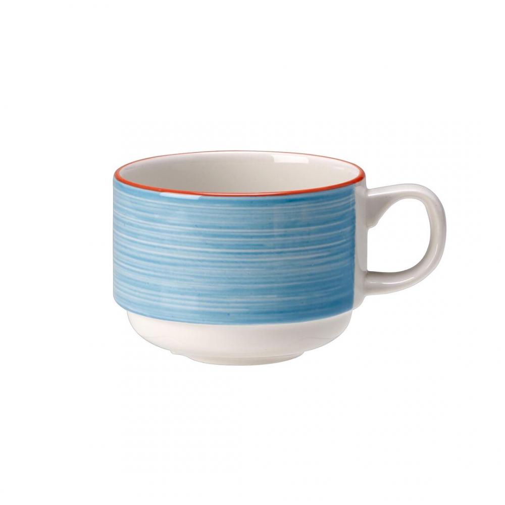 Rio Blue Slimline Stacking Cup 20cl (7oz) - 15310217 (Pack of 36)