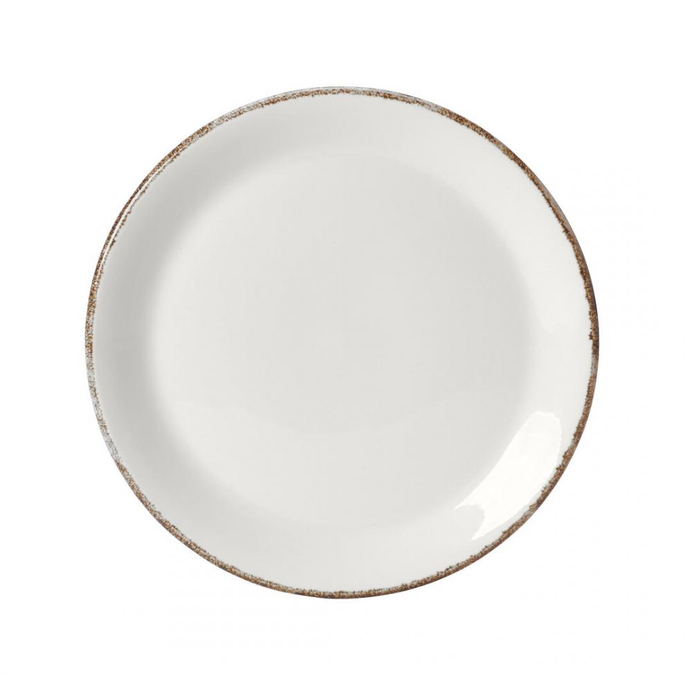 Brown Dapple Coupe Plate 15.25cm (6) - 17140568 (Pack of 36)