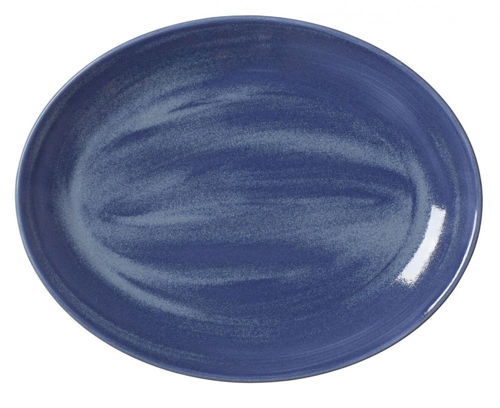 Revolution Bluestone Oval Coupe Plate 34.25cm (13 1/2) - 17770145 (Pack of 12)