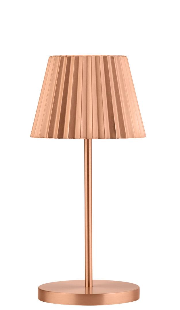 Dominica LED Cordless Lamp 26cm - Brushed Copper - H85400-000000-B01006 (Pack of 6)